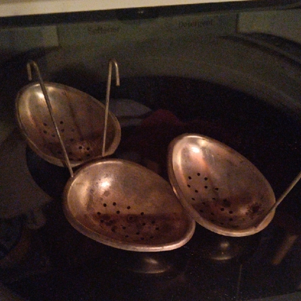 Vintage Metal Egg Poachers